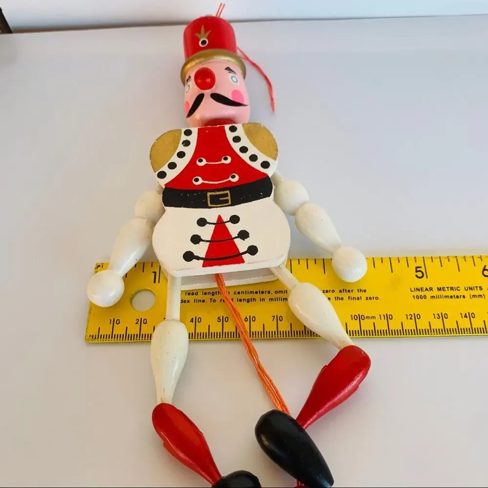 Vintage Wood Soldier Ornament